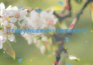 開個廢品收購站能賺錢嗎？大概要投資多少？