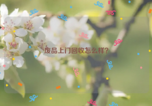 廢品上門回收怎么樣？