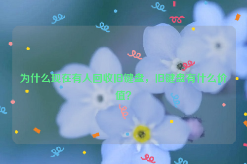 為什么現(xiàn)在有人回收舊鍵盤，舊鍵盤有什么價(jià)值？